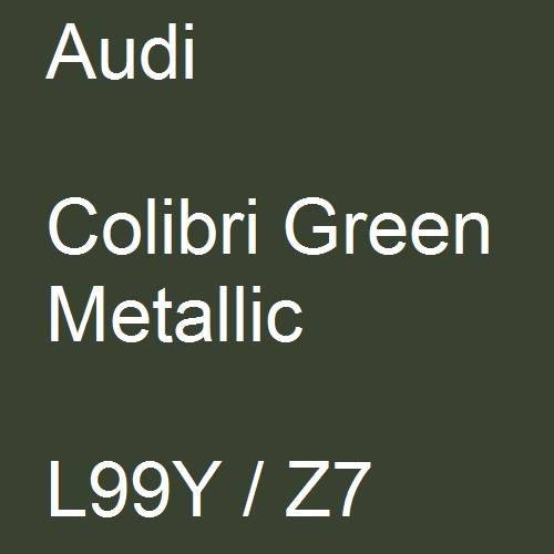 Audi, Colibri Green Metallic, L99Y / Z7.